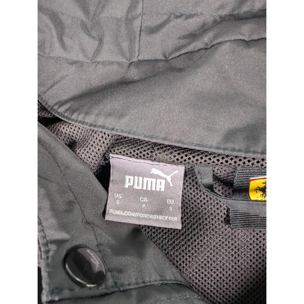Scuderia Ferrari F1 Puma Rain Jacket Mens Small Black Outdoor‎ Racing - Picture 3 of 9